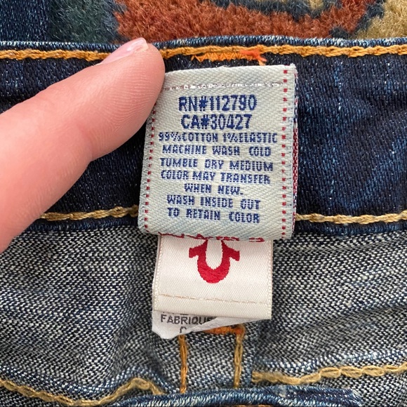 True Religion Joey Twisted Flare Jean Size 31 - Picture 4 of 5